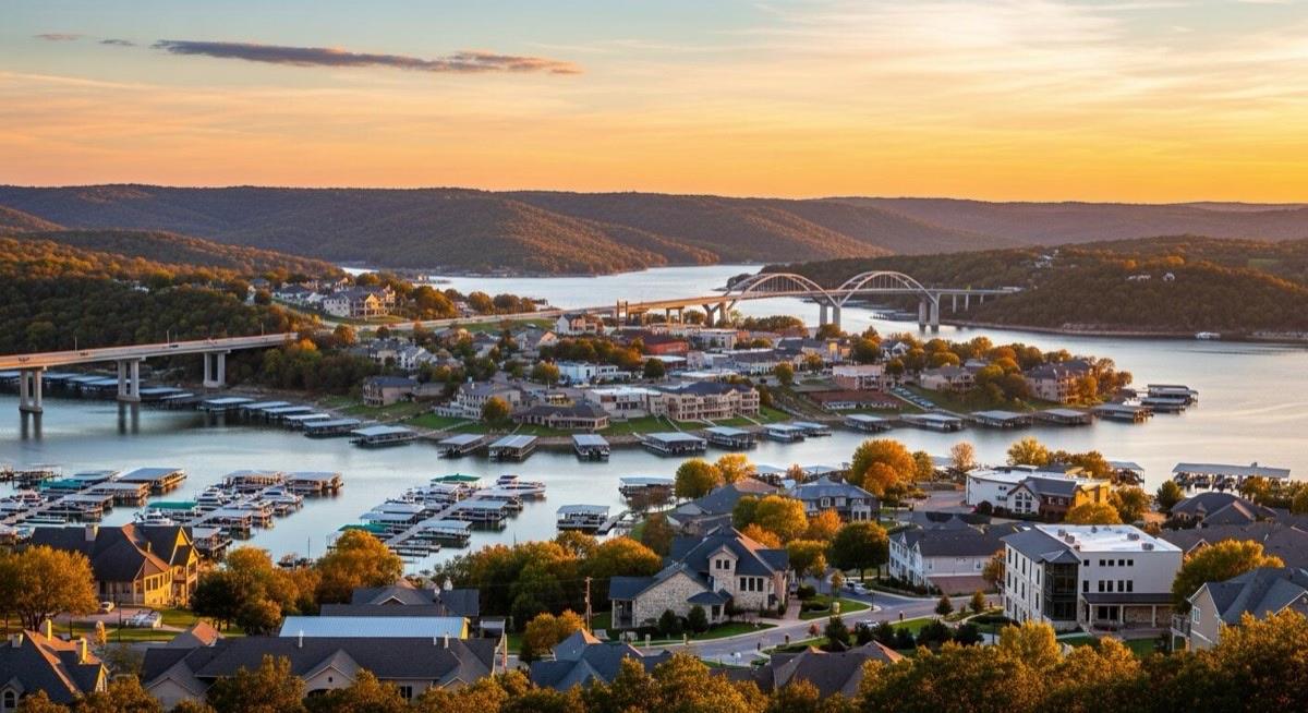 Lake of the Ozarks residential neighborhood